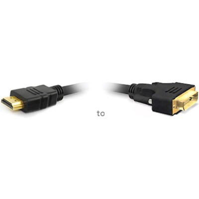 HDMI - DVI Video Cable Gold Plated