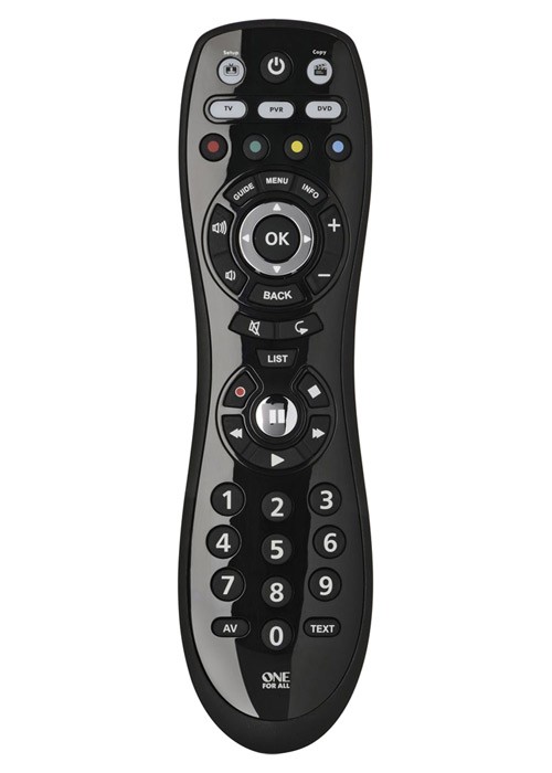 One for All Simple 3 in 1 Universal Remote Control 
