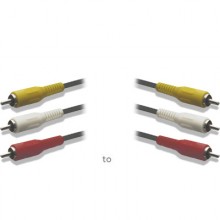 RCA Composite Video + Audio Cable