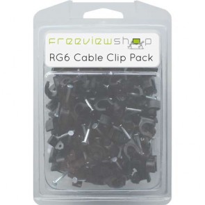 RG6 Cable Clip Pack