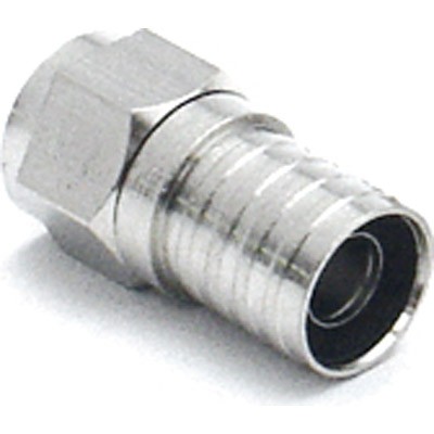 F Type RG6 Connector Indoor Hex Crimp on type