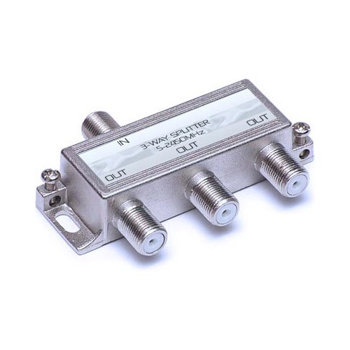 3 Way Satellite or Terrestrial Splitter 