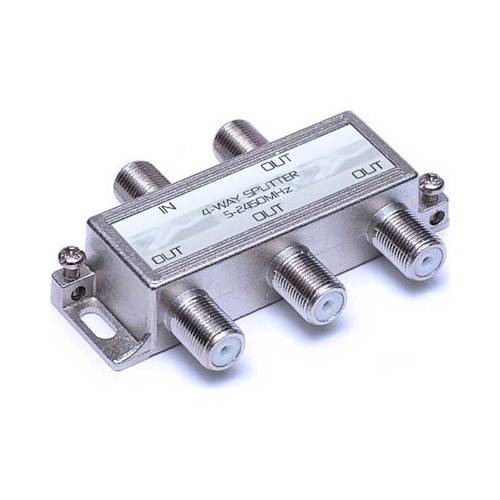 4 Way Satellite or Terrestrial Splitter 