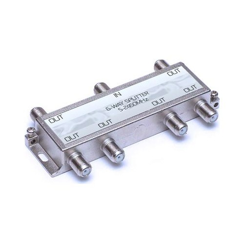 6 Way Satellite or Terrestrial Splitter