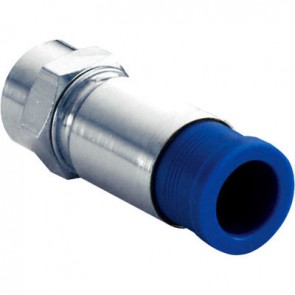 F Type RG6 Connector PPC Linear Comp Crimp on type