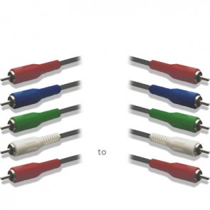 RCA Component Video + Audio Cable