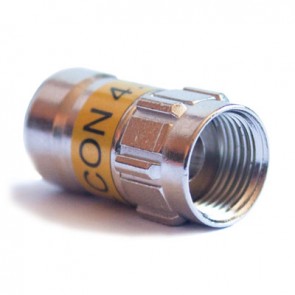 F Type RG6 Connector Push on type