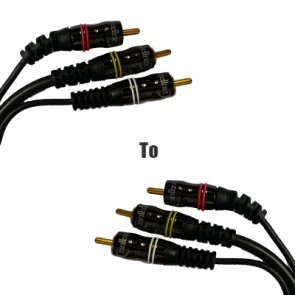 Premium RCA composite video and audio