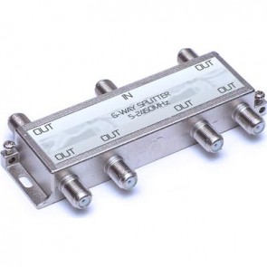 6 Way Satellite or Terrestrial Splitter